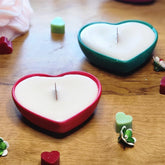 Merry Little Heart Jar candles (Pack of 2)