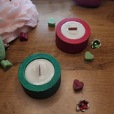 Concrete Tealight Candles - (Pack of 2)