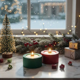 Concrete Tealight Candles - (Pack of 2)